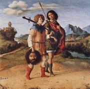 MORONI, Giovanni Battista David and Jonathan china oil painting reproduction